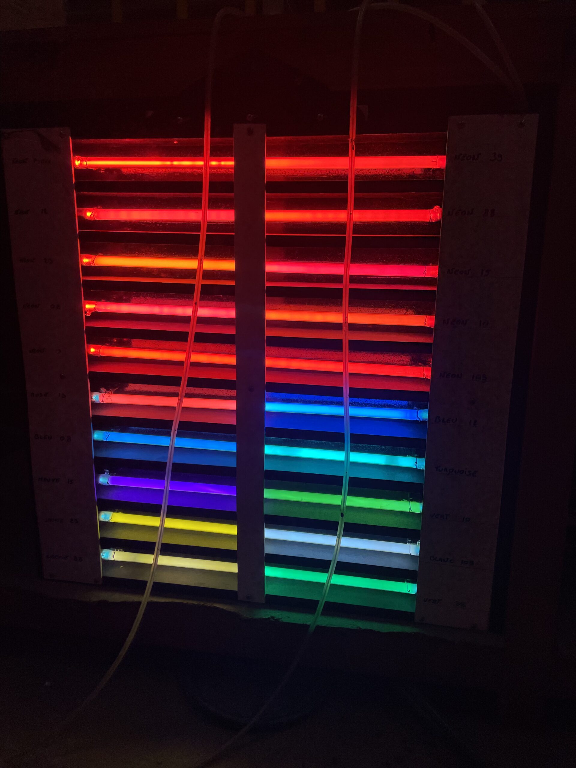 neon light street art